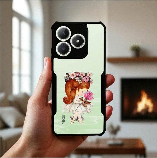 ivogue Flower Girl Mobile Cover For REALME C63 (4G)