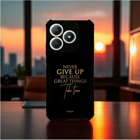 ivogue Never Give Up Mobile Cover For REALME GT 6T (5G)