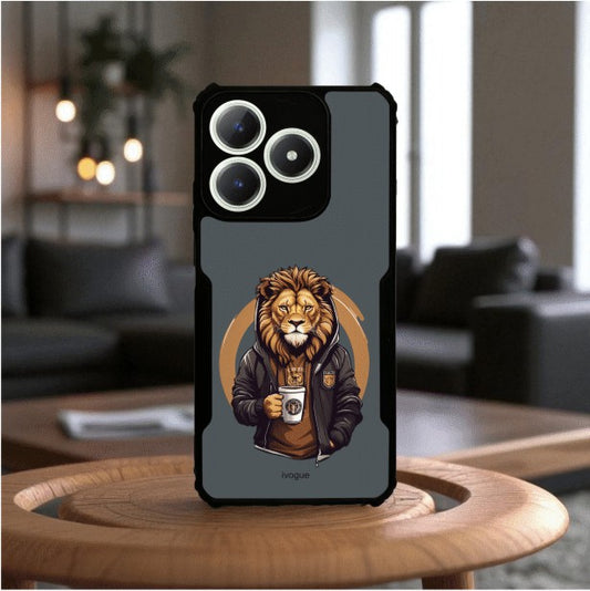 ivogue Stylish Lion Mobile Cover For REALME GT 6T (5G)