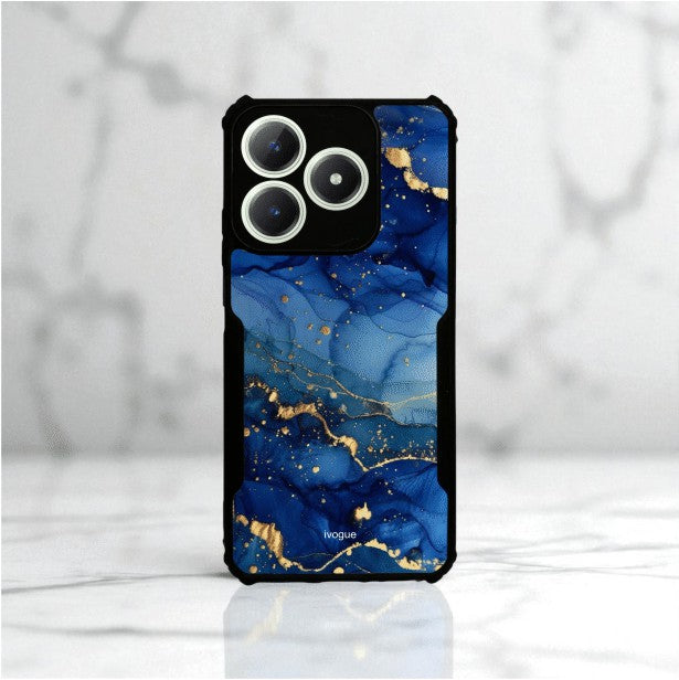 ivogue Blue Opulence Mobile Cover For REALME C63 (4G)