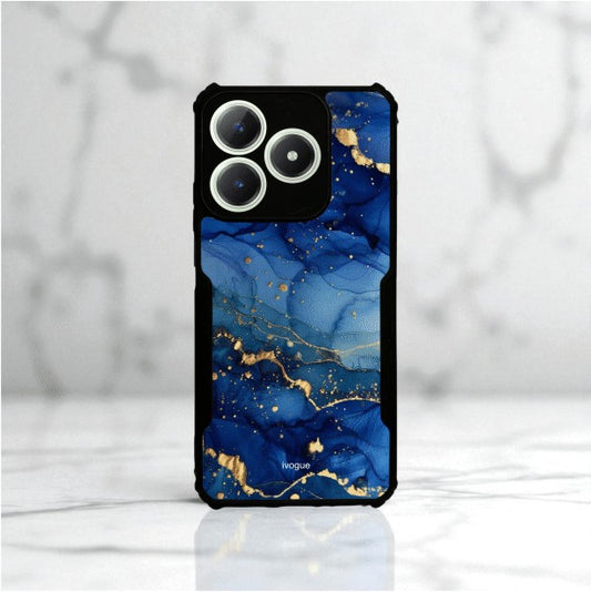ivogue Blue Opulence Mobile Cover For REALME C63 (4G)