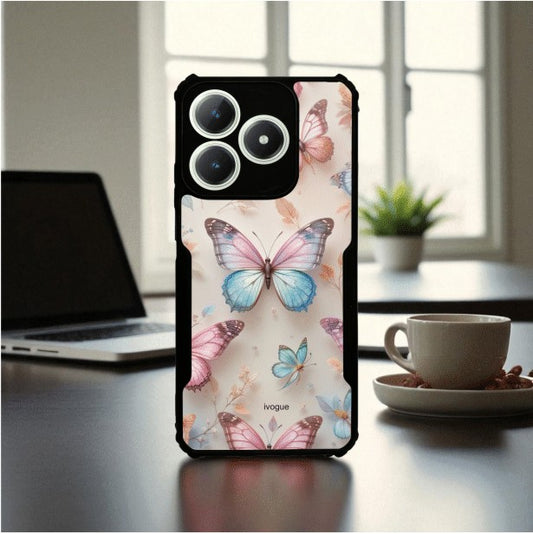 ivogue Butterfly Bloom Mobile Cover For REALME C63 (4G)