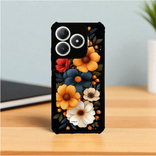 ivogue Retro Petals Mobile Cover For REALME Narzo N63