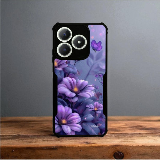 ivogue Purple Serenity Mobile Cover For REALME Narzo N63