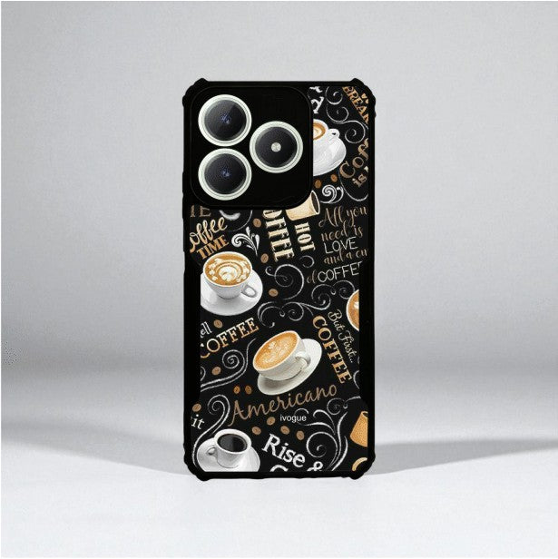 ivogue Coffee O’Clock Mobile Cover For REALME Narzo N63