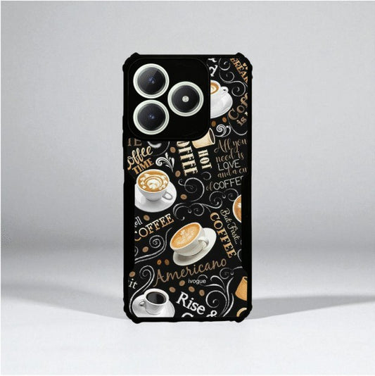 ivogue Coffee O’Clock Mobile Cover For REALME Narzo N63