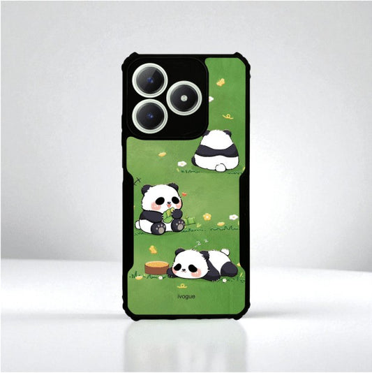ivogue Panda Playground Mobile Cover For REALME GT 6T (5G)