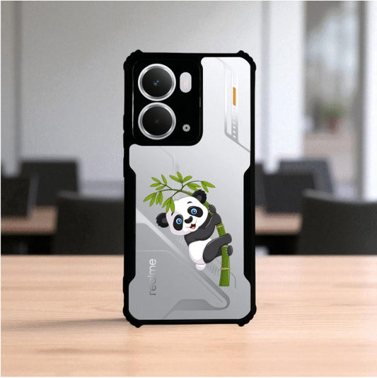 ivogue Panda and Tree Mobile Cover For REALME P3