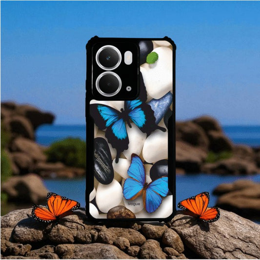 ivogue Blue Wings Beauty Mobile Cover For REALME P3