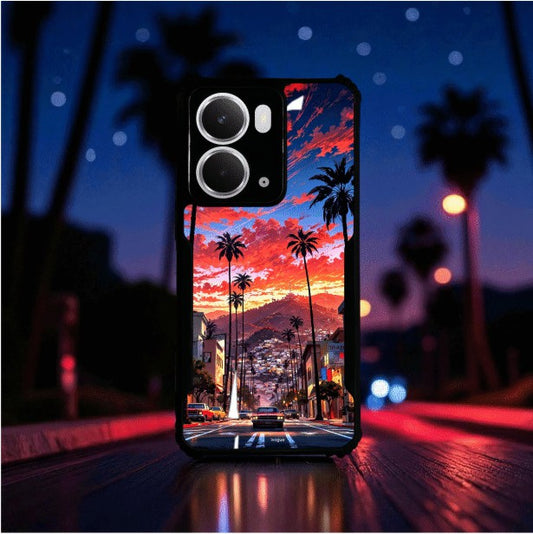 ivogue Palm City Nights Mobile Cover For REALME P3