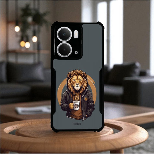 ivogue Stylish Lion Mobile Cover For REALME P3