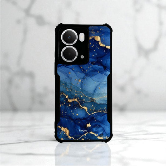 ivogue Blue Opulence Mobile Cover For REALME P3