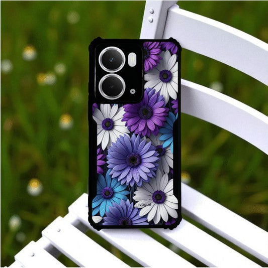 ivogue Violet Bloom Mobile Cover For REALME P3
