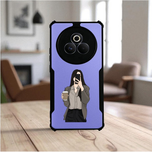 ivogue Coffee Girl Mobile Cover For REALME P3 Pro