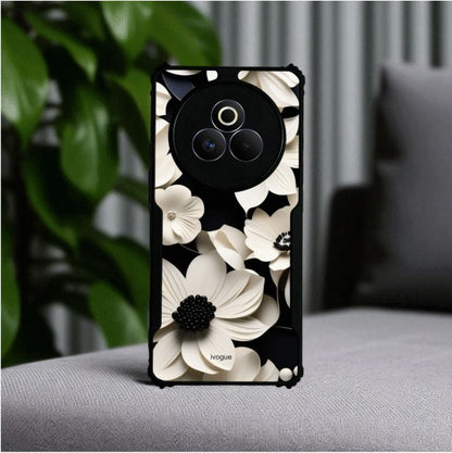 ivogue Black & Bloom Mobile Cover For REALME P3 Pro