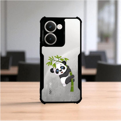 ivogue Panda and Tree Mobile Cover For REALME P3 Ultra