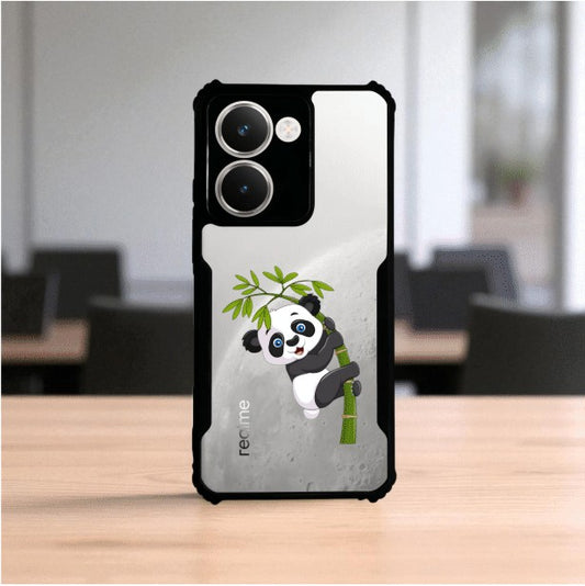 ivogue Panda and Tree Mobile Cover For REALME P3 Ultra