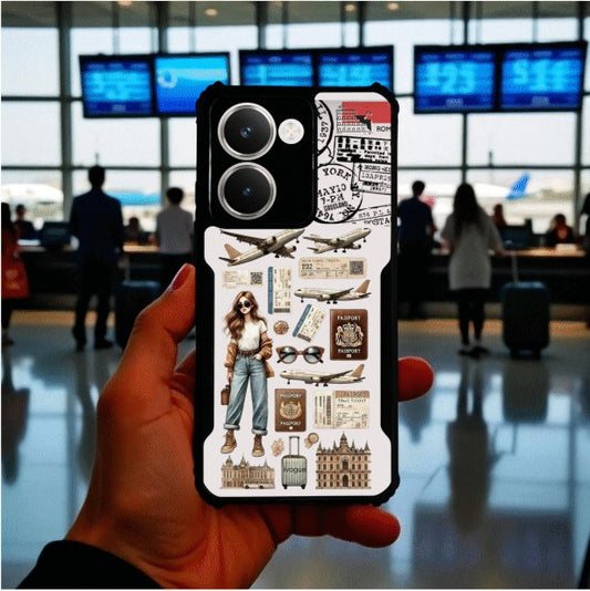 ivogue Travel Girl Vibes Mobile Cover For REALME P3 Ultra