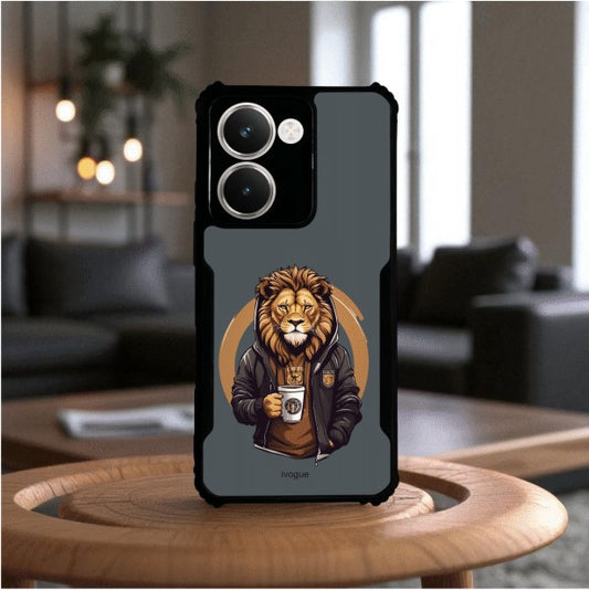 ivogue Stylish Lion Mobile Cover For REALME P3 Ultra