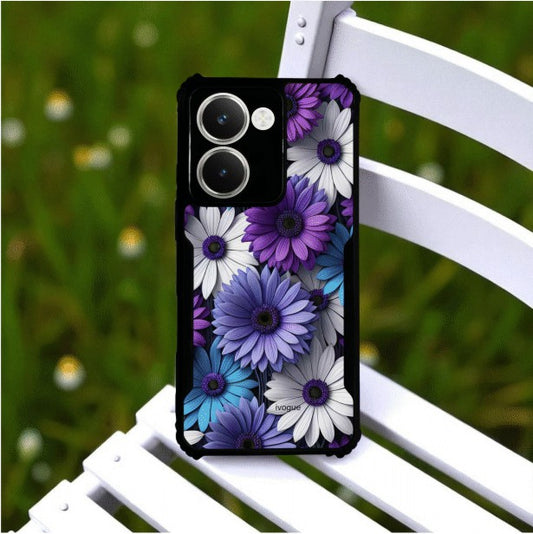 ivogue Violet Bloom Mobile Cover For REALME P3 Ultra