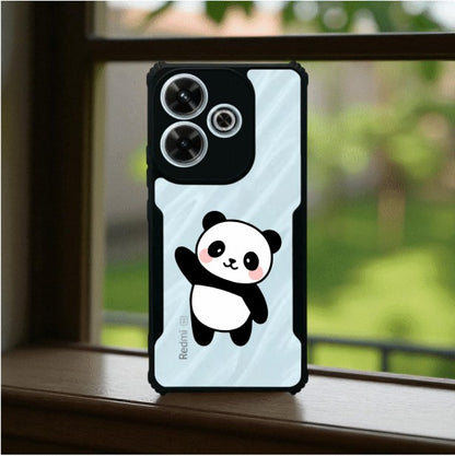 ivogue Panda Mobile Cover For Redmi 13 (5G)
