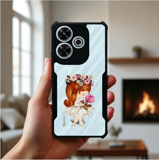 ivogue Flower Girl Mobile Cover For Redmi 13 (5G)