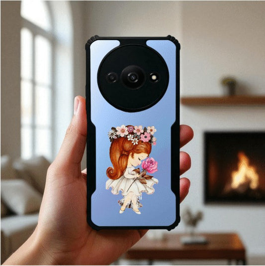 ivogue Flower Girl Mobile Cover For Redmi A3
