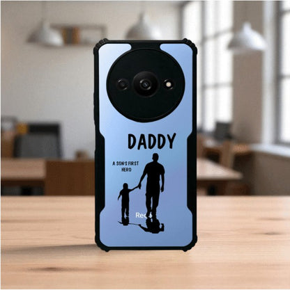 ivogue Daddy and Son Mobile Cover For Redmi A3