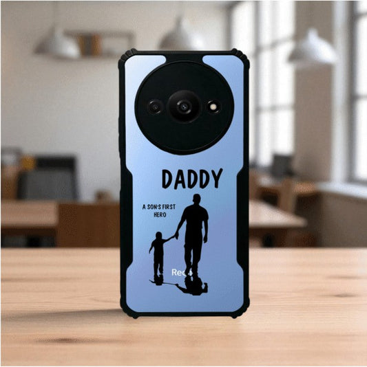 ivogue Daddy and Son Mobile Cover For Redmi A3
