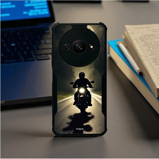 ivogue Bike Rider Mobile Cover For Redmi A3