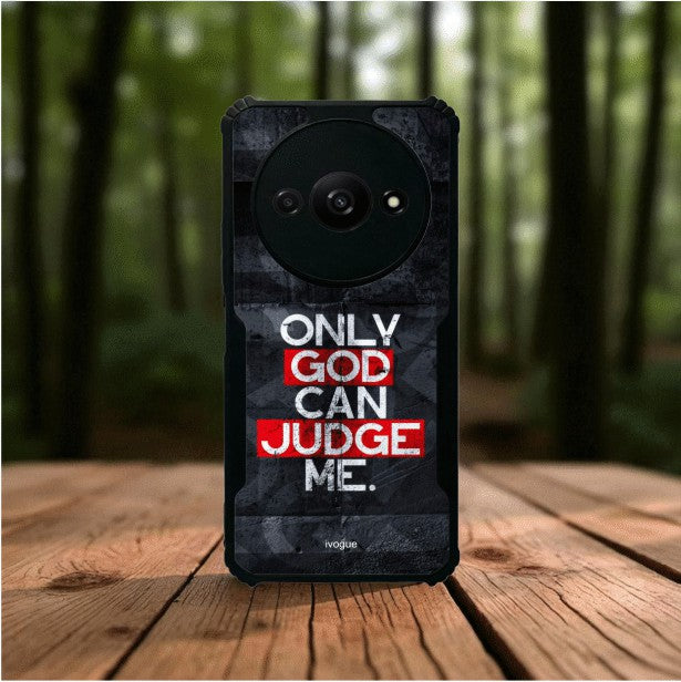 ivogue Only God Can Judge Me Mobile Cover For Redmi A3