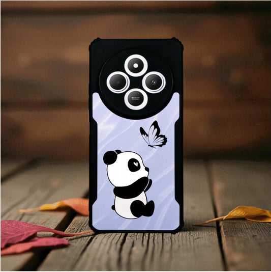 ivogue Panda and Butterfly Mobile Cover For Redmi A4