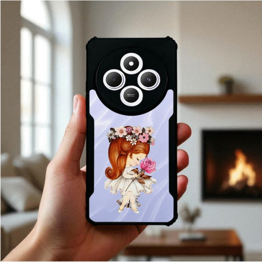 ivogue Flower Girl Mobile Cover For Redmi A4