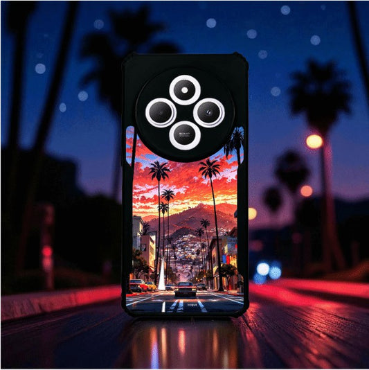 ivogue Palm City Nights Mobile Cover For Redmi A4