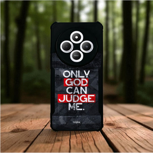 ivogue Only God Can Judge Me Mobile Cover For Redmi A4