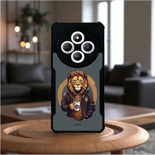 ivogue Stylish Lion Mobile Cover For Redmi 14C
