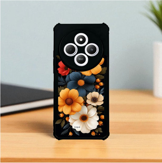 ivogue Retro Petals Mobile Cover For Redmi A4