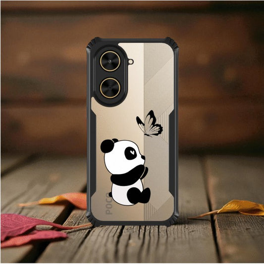 ivogue Panda and Butterfly Mobile Cover For Redmi A5