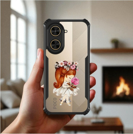ivogue Flower Girl Mobile Cover For Redmi A5