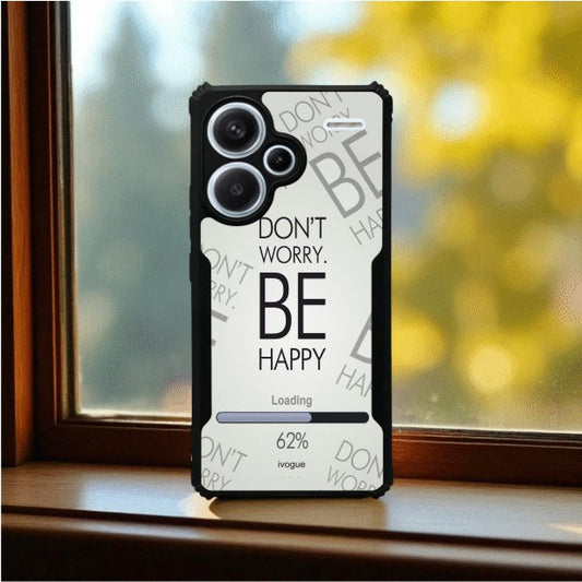 ivogue Be Happy Mobile Cover For Redmi Note 13 Pro Plus