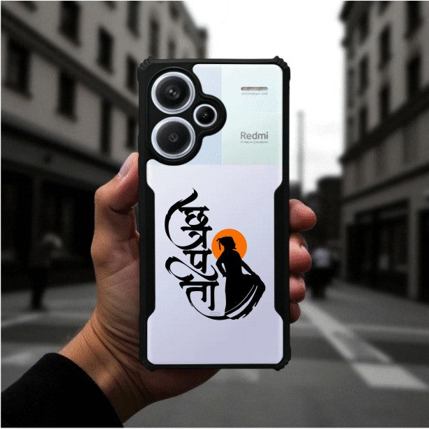ivogue Shivaji Maharaj Mobile Cover For Redmi Note 13 Pro Plus
