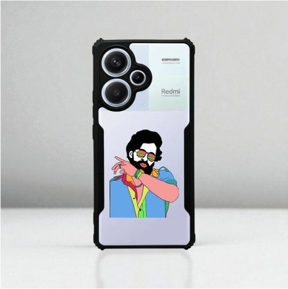 ivogue Pushpa Mobile Cover For Redmi Note 13 Pro Plus