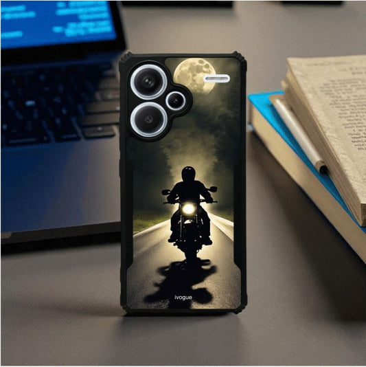 ivogue Bike Rider Mobile Cover For Redmi Note 13 Pro Plus
