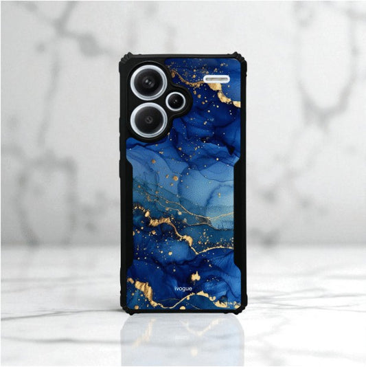 ivogue Blue Opulence Mobile Cover For Redmi Note 13 Pro Plus