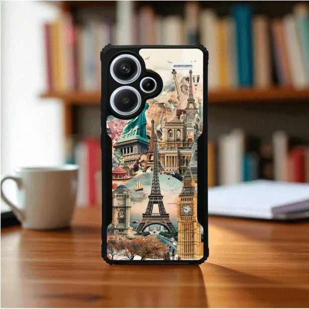 ivogue Travel Dreams Mobile Cover For Redmi Note 13 Pro Plus