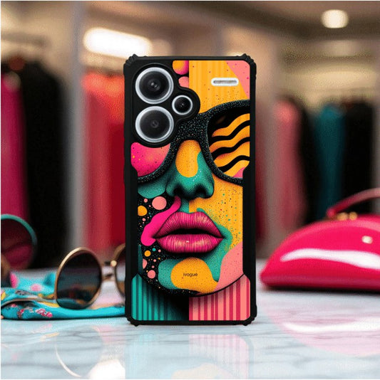 ivogue Modern Diva Mobile Cover For Redmi Note 13 Pro Plus