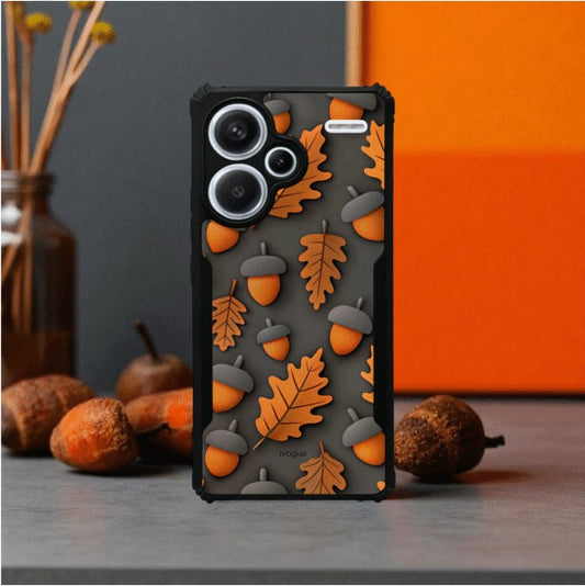 ivogue Oak & Acorn Mobile Cover For Redmi Note 13 Pro Plus