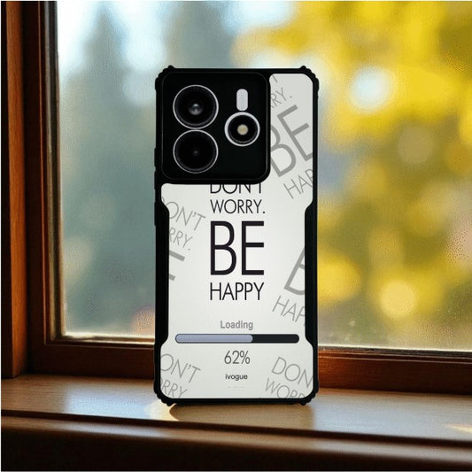 ivogue Be Happy Mobile Cover For Redmi Note 14