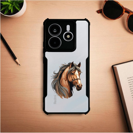 ivogue Horse Mobile Cover For Redmi Note 14