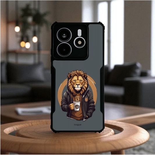 ivogue Stylish Lion Mobile Cover For Redmi Note 14